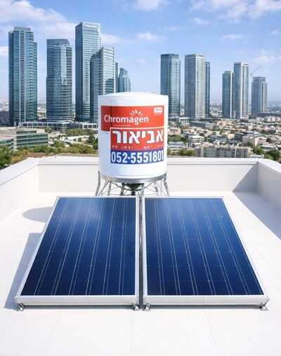 החלפה וניקוי קולטים לדוד שמש